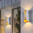 Axyaa Aluminum LED Sconce Wall Lamp: Modern Waterproof Indoor Outdoor Warm Light