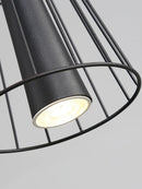 Axyaa Iron Art Design Pendant Light for Dinning Room Black/Gold Nordic Led Fixture