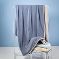 Axyaa Double Sided Ice Silk Cooling Blanket - Lightweight & Smooth Cold Quilt