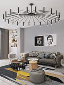 Nordic Villa Chandelier: Axyaa Ceiling Pendant Light for Living Room, Dining Room, Bedroom