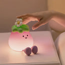 Axyaa Silicone Eggplant Night Light: Dimmable, Rechargeable, Touch Control
