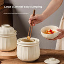 Axyaa Ceramic Kimchi Jar with Lid, Large Capacity Storage Tank