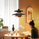 Axyaa Retro Disc Pendant Lamp for Dining Room, Bar Counter, and Study