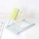 Axyaa Vertical Rag Storage Rack Towel Drying Rod | Countertop Kitchen Cup Shelf