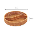 Axyaa Rattan Wicker Serving Baskets - 10 Styles for Restaurant Tabletop Display