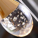 Axyaa Crystal Chandelier Stair Pendant Light Interior Home Decor Modern Living Room Lighting