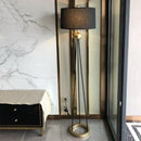 Axyaa Nordic Black Floor Lamp Modern Art LED Decorative Standing Light
