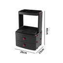 Axyaa Cosmetics Organizer Makeup Storage Box Drawer Dustproof Lipstick Powder Storage Racks