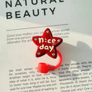 Axyaa Star Cap: Cute Silicone Straw Cover for Stanley Tumbler Cup