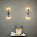 Axya LED Wall Lamp: Modern 2-Arm E27 Bedroom Lighting Fixture