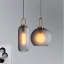 Axyaa Glass Ball Pendant Light: Modern Nordic Home Decor Fixture