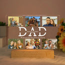 Personalized Acrylic Lamp with Photo & Text, Axyaa Bedroom Night Light Gift
