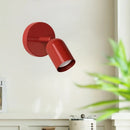 Axyaa Macaron Iron Wall Lamp: Modern Nordic Rotatable LED Light for Home Decor