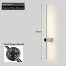 Axyaa Dimmable LED Wall Sconce Touch Screen Control Wall Lighting