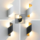 Axyaa Modern LED Wall Lamp 10W Indoor/Outdoor Waterproof Sconce Light