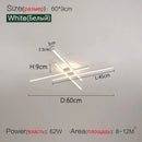 Axyaa Geometric Ceiling Light for Living Room Bedroom Dining Room, Black Chandelier