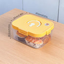 Axyaa Clear Bread Box Container: Large Capacity Airtight Crisper for Kitchen Storage