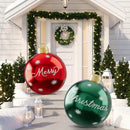 Axyaa 60cm Inflatable Christmas Balls Set - Outdoor XMAS Ornaments & Party Decorations