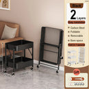 Axyaa Floor-to-Ceiling Multi-layer Service Cart for Kitchen Storage