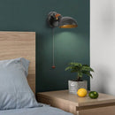 Axyaa LED Rotating Wall Sconce with On/Off Switch for Bedside and Study