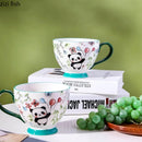 Axya Hand Painted Ceramic Mug Large Capacity Coffee Tea Cup Breakfast Milk Mugs