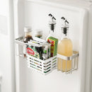 Axyaa Hanging Storage Basket: Practical Plastic Sink Drain Basket for Kitchen Organization