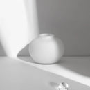 Axyaa Frosted White Gourd Glass Vase - Home Decor & Flower Vase