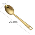 Axyaa Gold Stainless Steel Kitchen Utensil Set