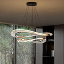 Axyaa Elegant Dining Room Chandelier Pendant Light Fixture - Ceiling Lamp for Salon