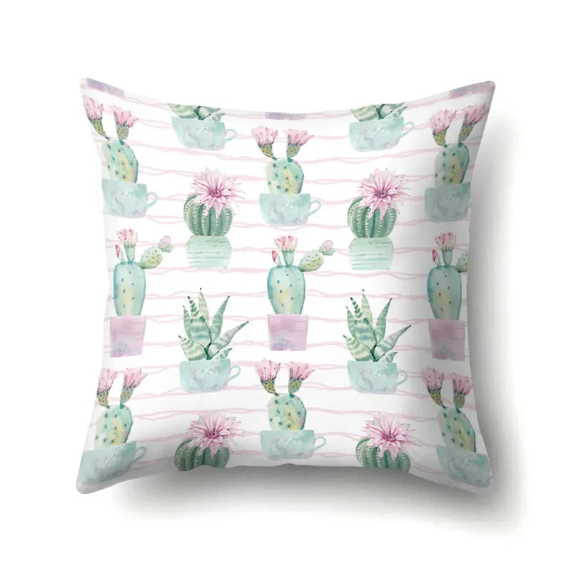 Axyaa Nordic Pineapple Cushion Cover - Geometric Throw Pillow for Sofa