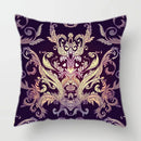 Axyaa Baroque Geometric Throw Pillow Case, Elegant Vintage 45X45CM Cushion Cover for Home