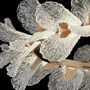 Axyaa French Flowers Chandelier for High Ceiling Living Room