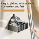 Axyaa Wall-Mounted Mop Rack Hook for Bathroom and Kitchen Storage