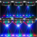 Axyaa RGBW LED Moving Head Mini Spider Lights for DJ Disco Party