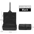 Axyaa Portable Men's Toiletry Bag: Foldable, Compact, Ideal for Travel, Camping, Business