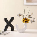 Axyaa Geometric Flower Vase & Twisted Terrarium for Home Decoration