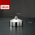 Axyaa Stainless Steel Steamer Tray with Cover - Double Ear Dumpling Rack