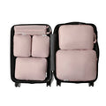 Axyaa Compression Packing Cubes Set of 6 - Waterproof Travel Clothes Organizers