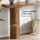 Axyaa 63" Farmhouse Entryway Console Table for Living Room, Hallway & Foyer