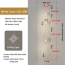 Axyaa Cone Design Hanging Cable Floor Lamp - Modern Minimalist Black & White Art Decor