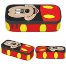 Axyaa Mickey Mouse Pen Case: Large Kawaii Storage Bag for Women Men