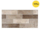 Axyaa Backsplash Tile Sticker Self Adhesive Waterproof Peel and Stick Tile Sticker