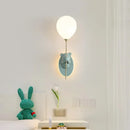Axyaa Glass Balloon Bear Wall Lamps for Children's Room Lighting