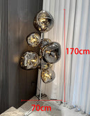 Axyaa Crystal Chandelier Stair Pendant Lamp Living Room Lighting