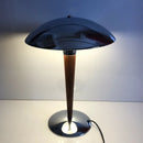Axyaa Solid Wood Flying Saucer Desk Lamp - Medieval Style Nordic Retro Bedroom Study Lamps
