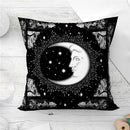 Axyaa Mandala Sun Moon Pillowcase: Bohemian Sofa Cushion Cover