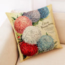 Axyaa Floral Linen Cushion Cover for Stylish Home Decor