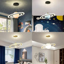 Axyaa Kids LED Saturn Pendant Light - Planet Design for Bedroom, Living Room & Kitchen