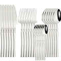 Axyaa Stainless Steel Tableware Set - Dinnerware for Home and Restaurant