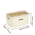 Axyaa 3-Tier Transparent First Aid Organizer Box with Lockable Pill Case